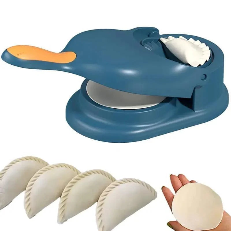 2-in-1 Manual Dumpling Wrapper Mold Labor-saving Home Kitchen Gadget (random Color)